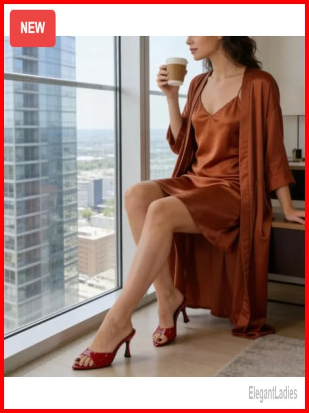 Kitten Heel Mule Sandals Pointed Peep Toe Patent Faux Leather Slip On Dress